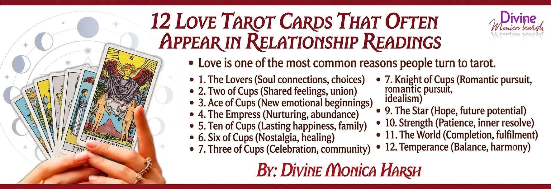 12 Love Tarot Cards