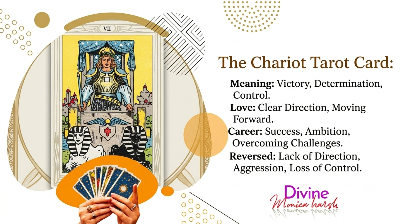 The Chariot Tarot Card — Meaning, Love, Career