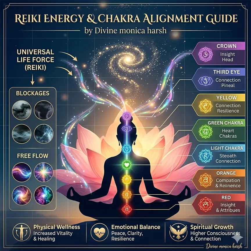 Divine reiki energy and chakra alignment guide