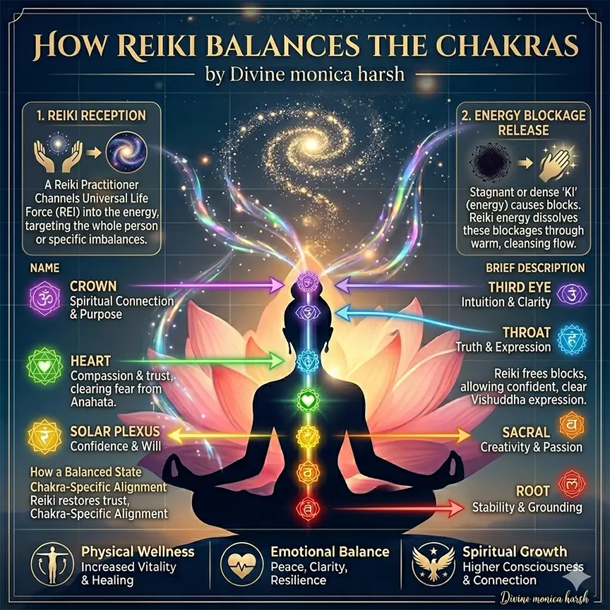 How Reiki Balances the chakras 