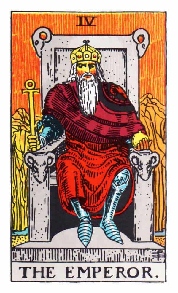 THE EMPEROR Tarot card