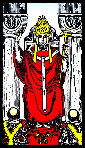 The Hierophant tarot card